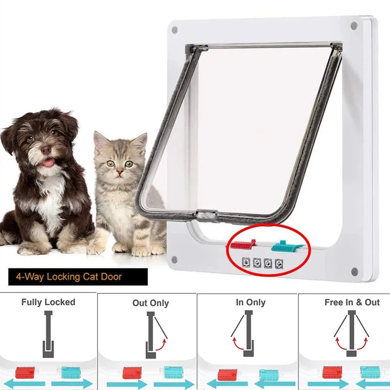 Security Lock Flap Door for Dog And Cats 