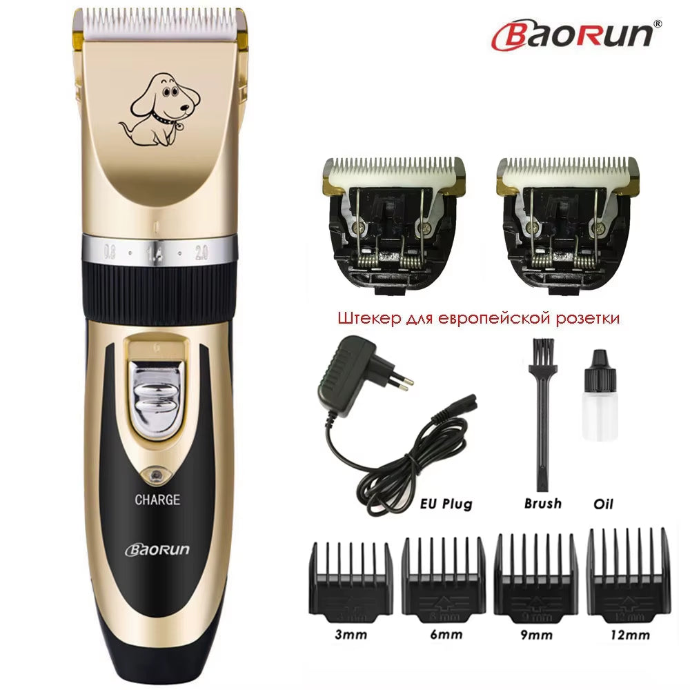 Professional Rechargeable Pet Cat Dog Hair Trimmer