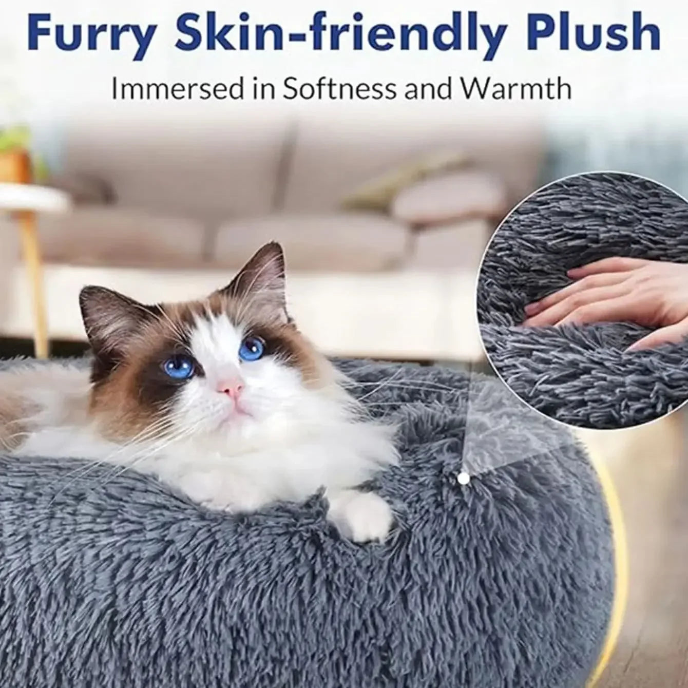 40-90Cm round Pet Bed