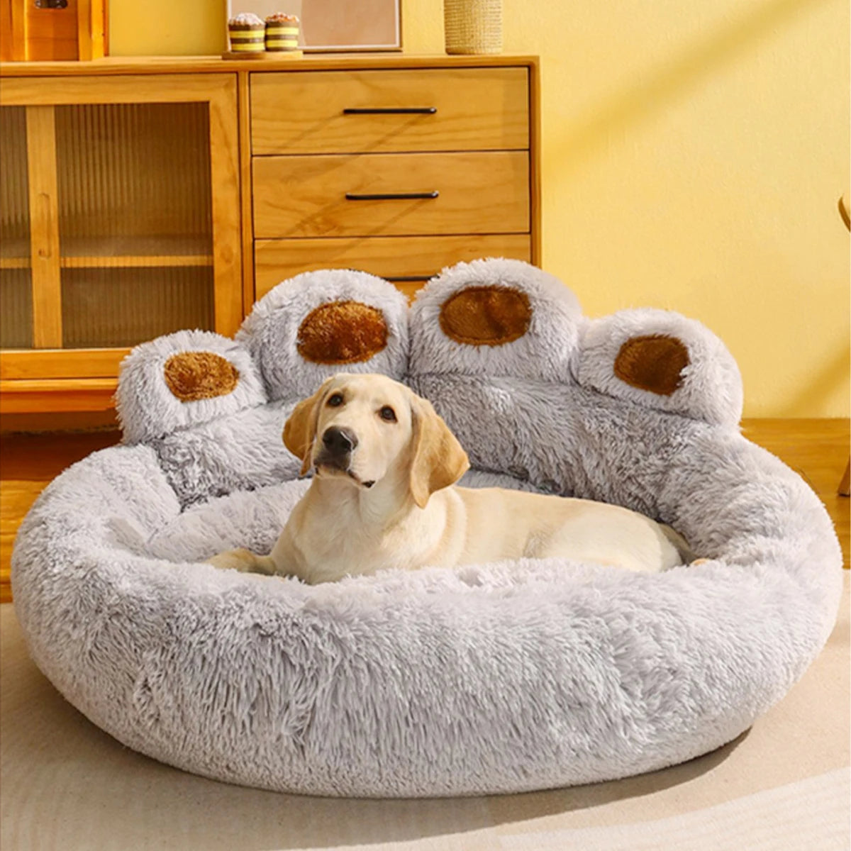 Fluffy Dog and Cat Bed