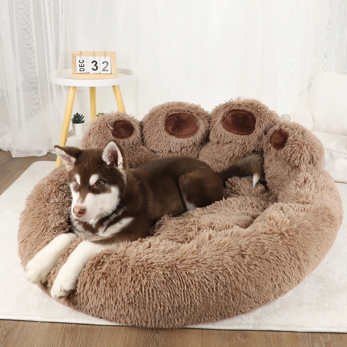 Fluffy Dog and Cat Bed