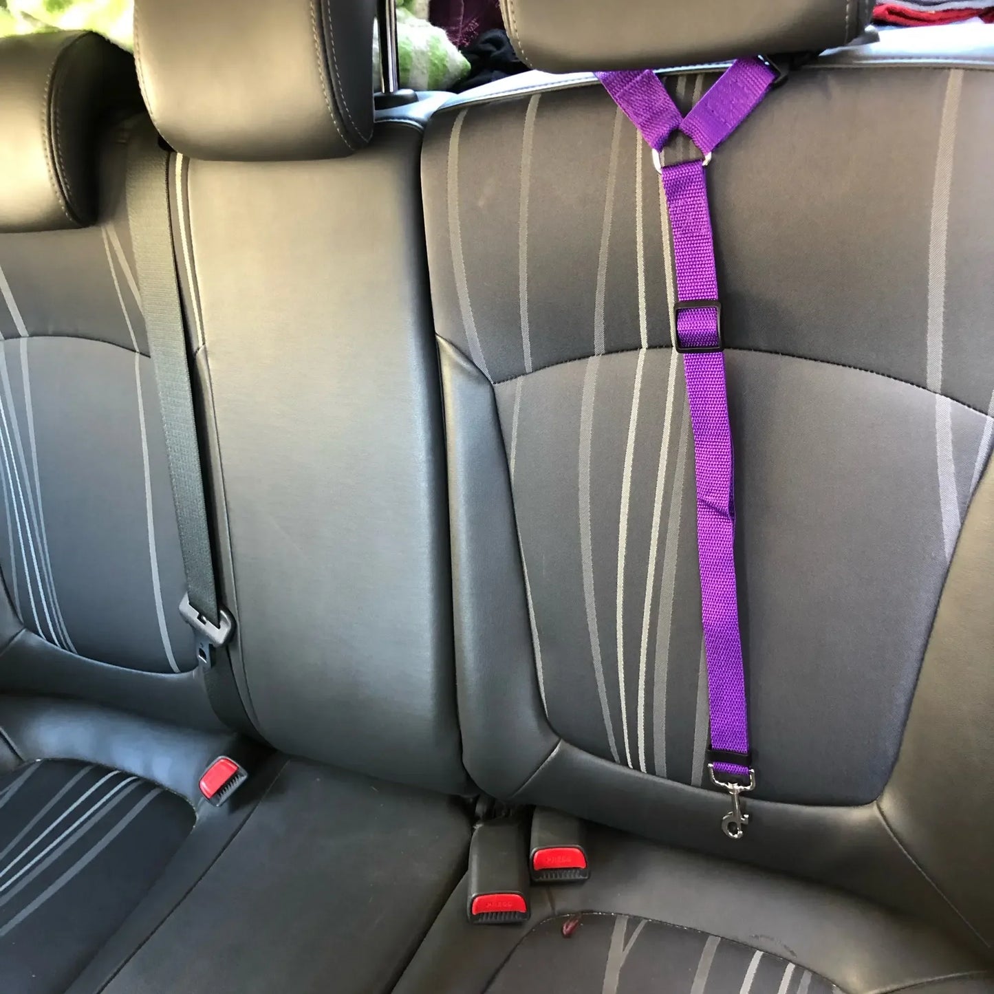 Solid Color Two-In-One Pet Car Seat Belt