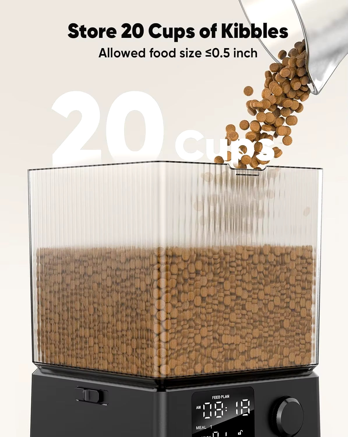 Automatic Cat Feeder for 2 Cats